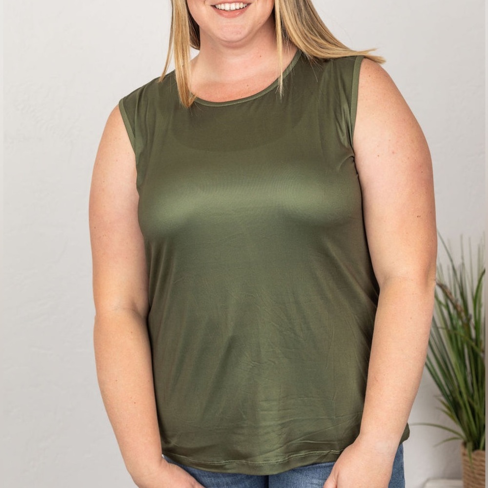 Olive Green Classic Tank